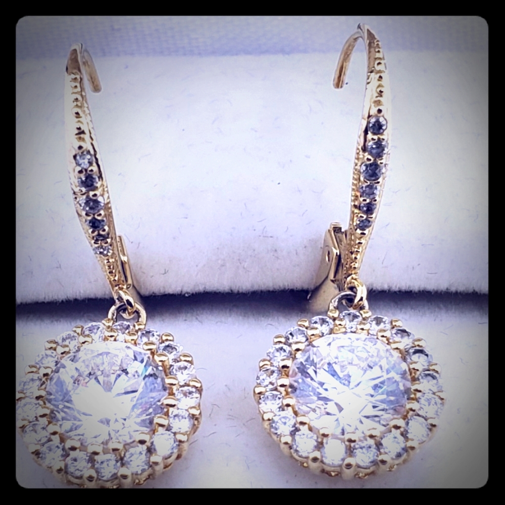 Ti Adoro Halo Drop Earrings (G)